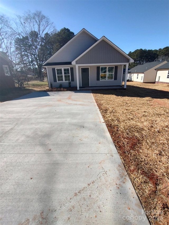 view of ranch-style home