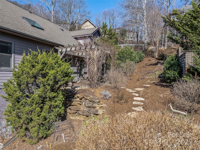 20 Red Plum Ln, Black Mountain, NC 28711 - view of yard featuring a pergola