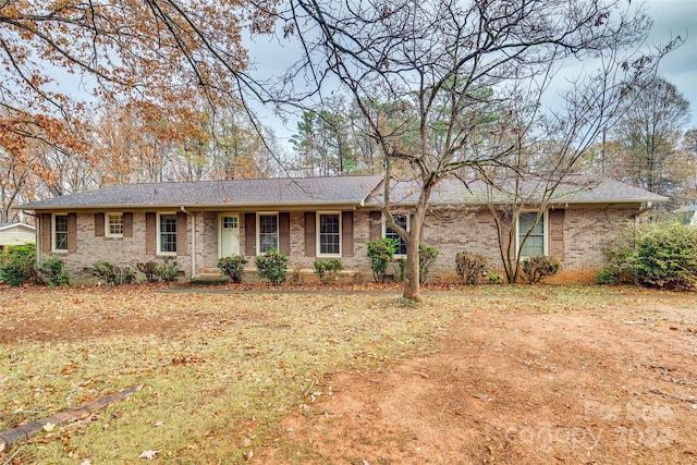 view of ranch-style home