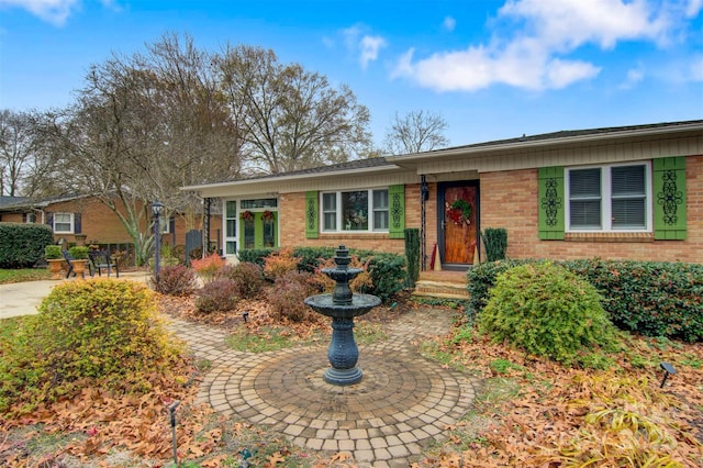 view of ranch-style house