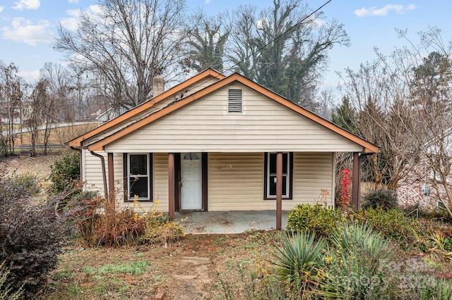 view of bungalow-style house