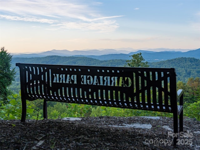 view of mountain feature