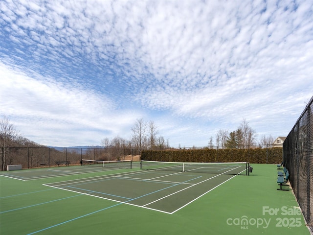 view of sport court with basketball court