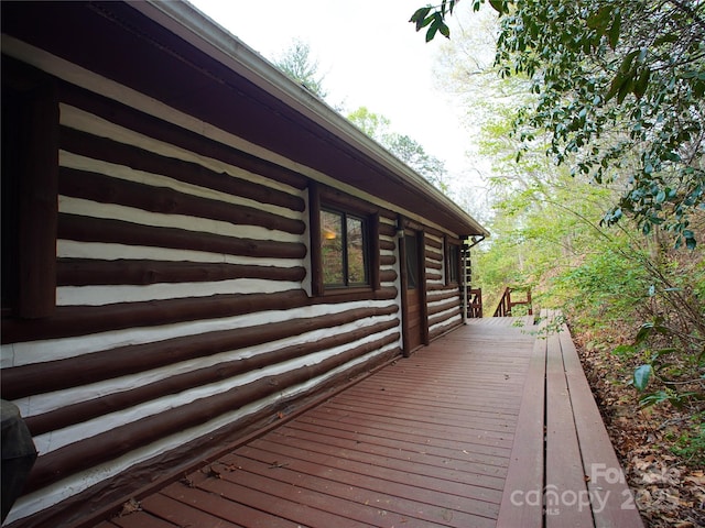 view of deck
