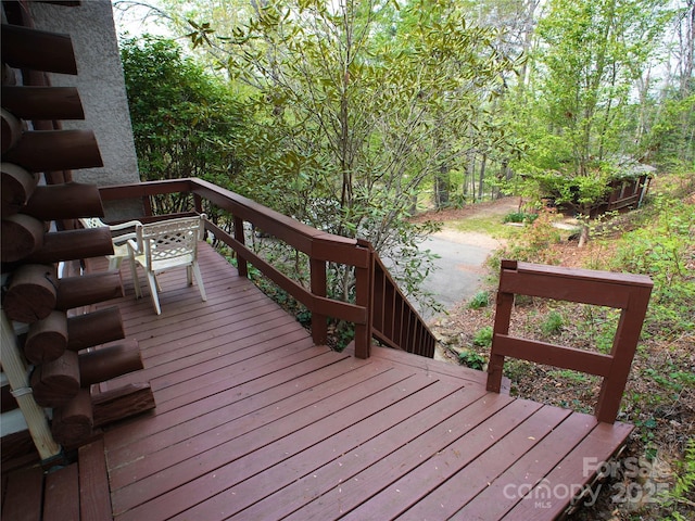 view of deck