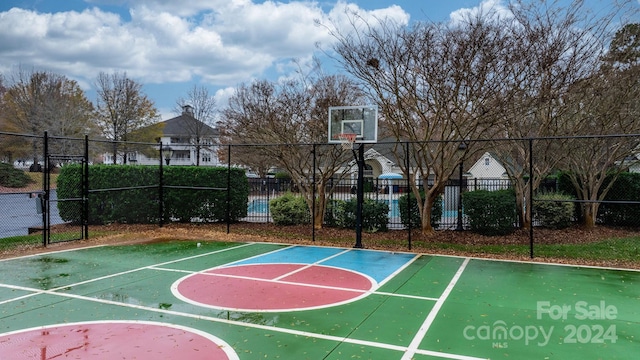 view of sport court