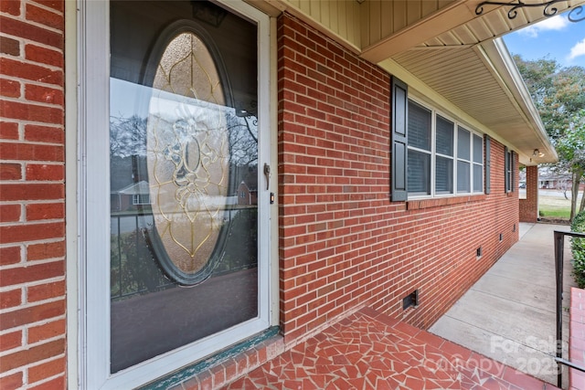 view of entrance to property