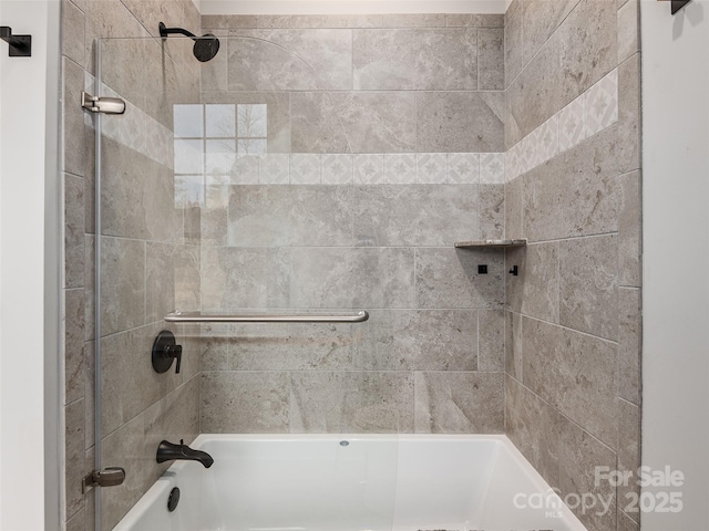 full bath featuring shower / bathtub combination