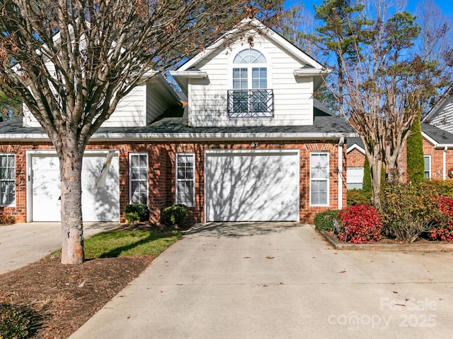 front facade featuring a garage