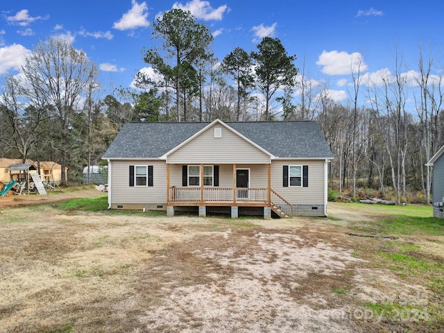 view of front of property