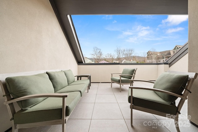 balcony with an outdoor living space