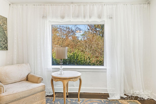 view of sitting room