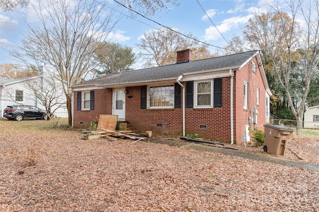 view of front of home