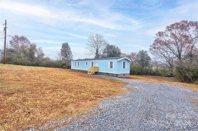 view of manufactured / mobile home