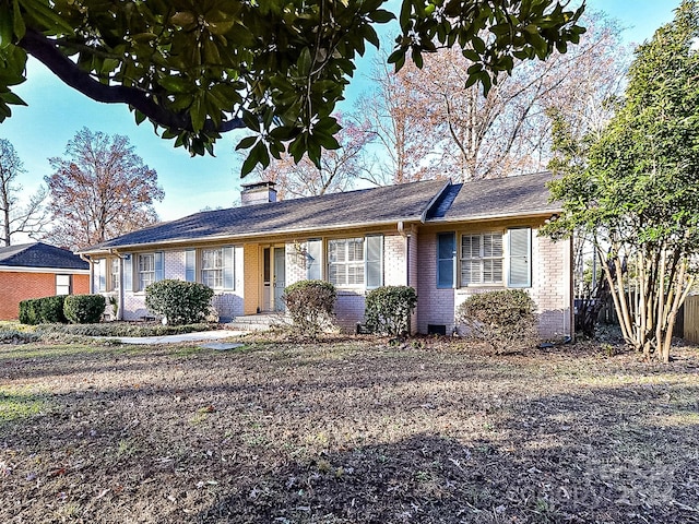 view of ranch-style house