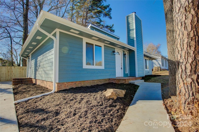 2515 Dion Ave, Charlotte, NC 28212 - view of front of property featuring a chimney