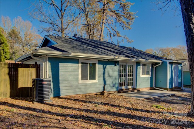 2515 Dion Ave, Charlotte, NC 28212 - view of front of property featuring french doors and roof with shingles