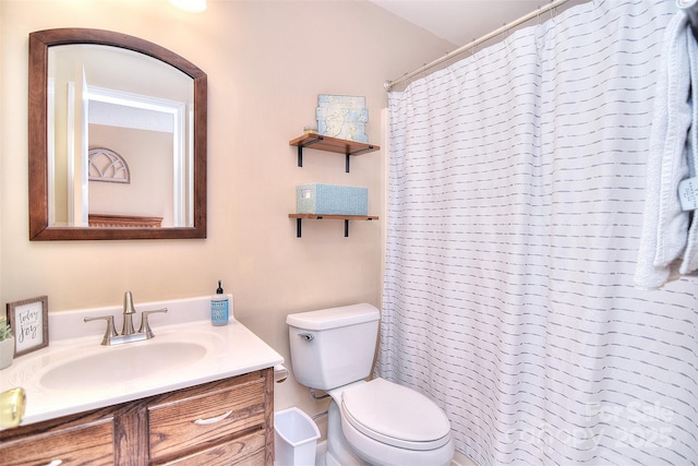 3076 Champion Ln SW, Concord, NC 28025 - bathroom featuring vanity and curtained shower