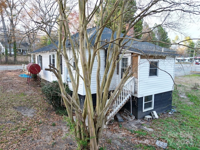 view of home's exterior