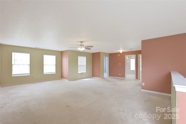 1114 Fenwick Ct, Clover, SC 29710 - spare room featuring baseboards, ceiling fan, and light carpet