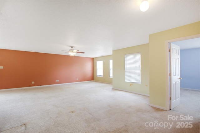 1114 Fenwick Ct, Clover, SC 29710 - carpeted empty room featuring baseboards and a ceiling fan