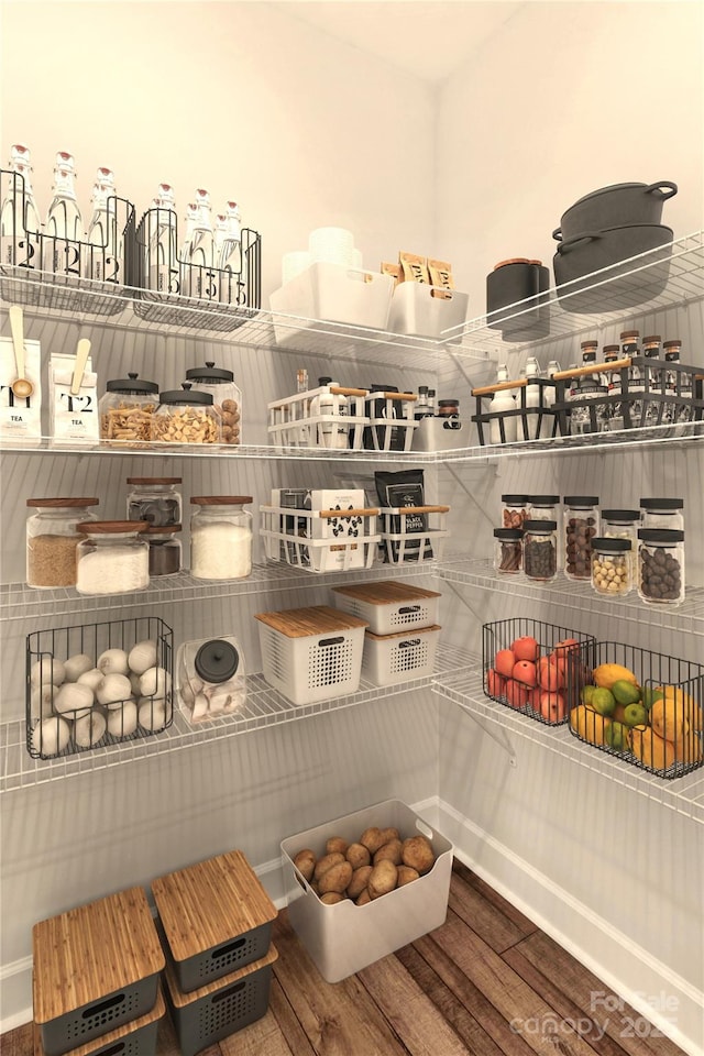 view of pantry