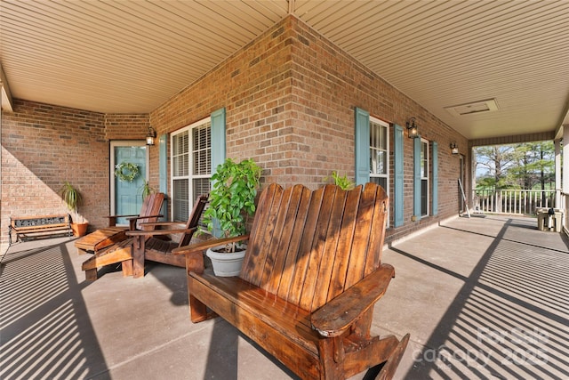 158 White Rd, Wadesboro, NC 28170 - view of patio featuring covered porch