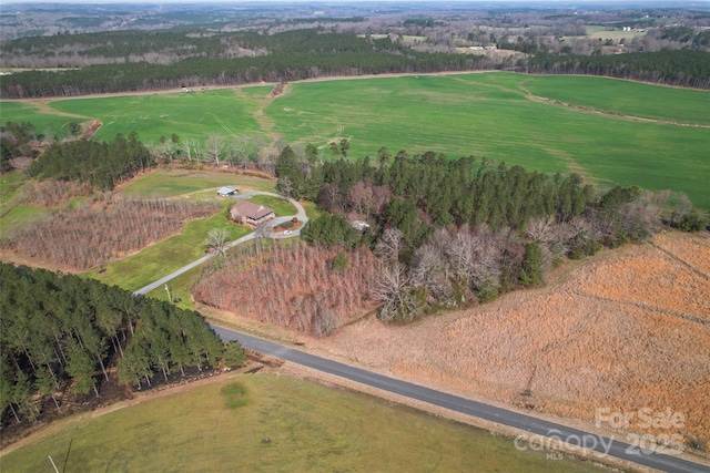 158 White Rd, Wadesboro, NC 28170 - aerial view featuring a rural view