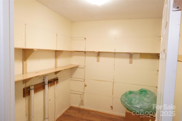 view of storage area