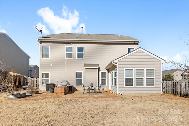 rear view of house with a patio area