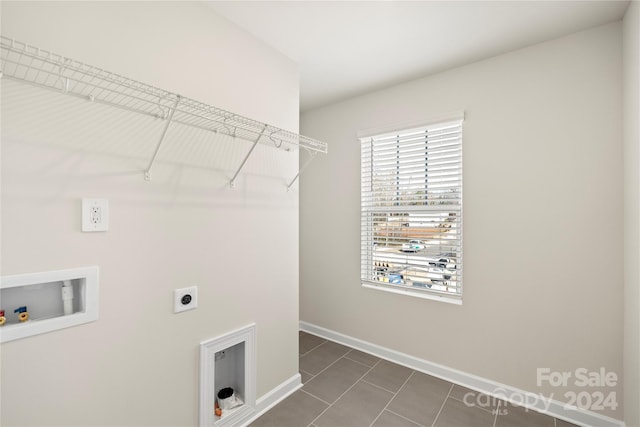 laundry room featuring hookup for an electric dryer and hookup for a washing machine