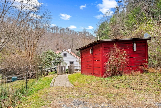 view of outbuilding