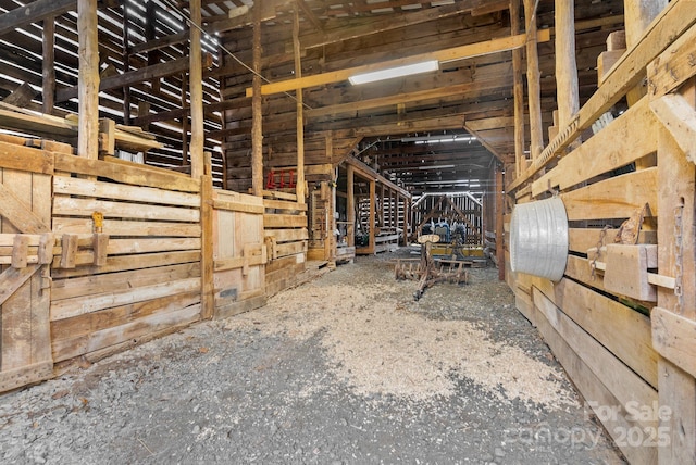 view of horse barn