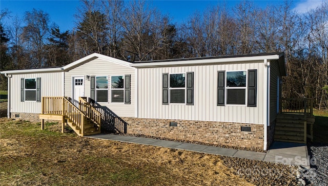 view of manufactured / mobile home