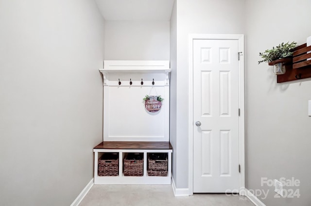 view of mudroom