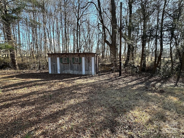 view of outbuilding