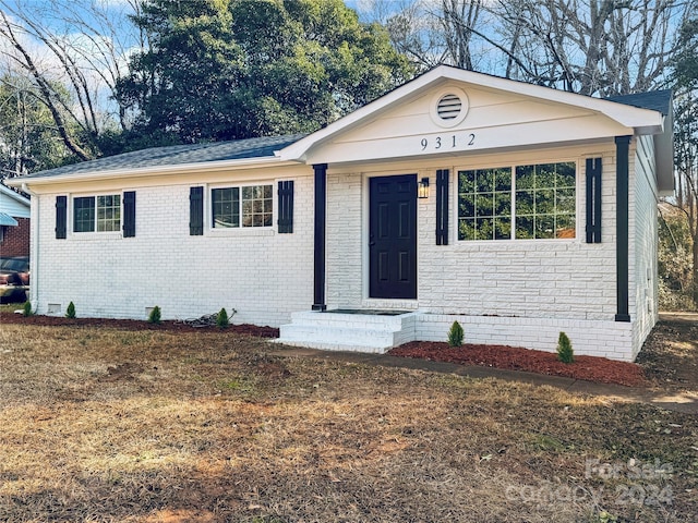 view of front of home