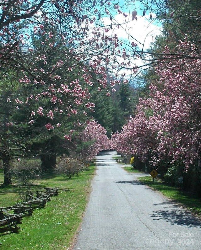 view of road