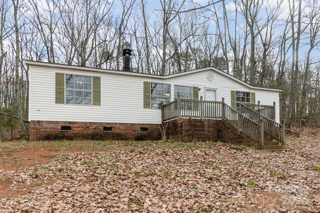 view of manufactured / mobile home