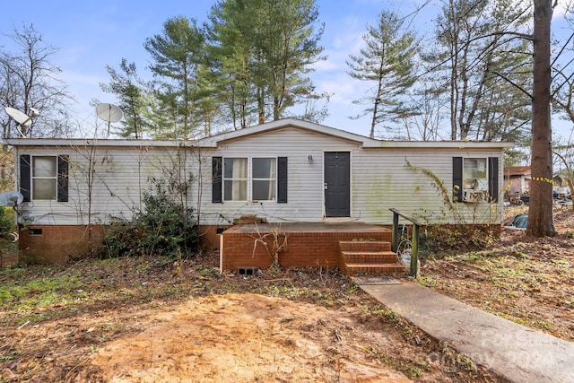 view of manufactured / mobile home