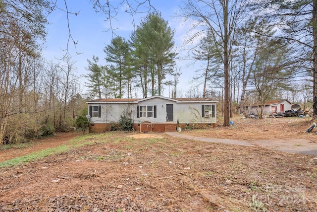 view of manufactured / mobile home