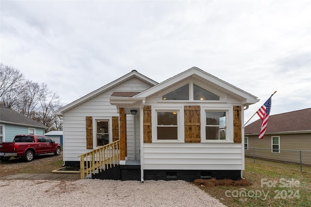 view of front of home