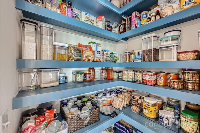 view of pantry