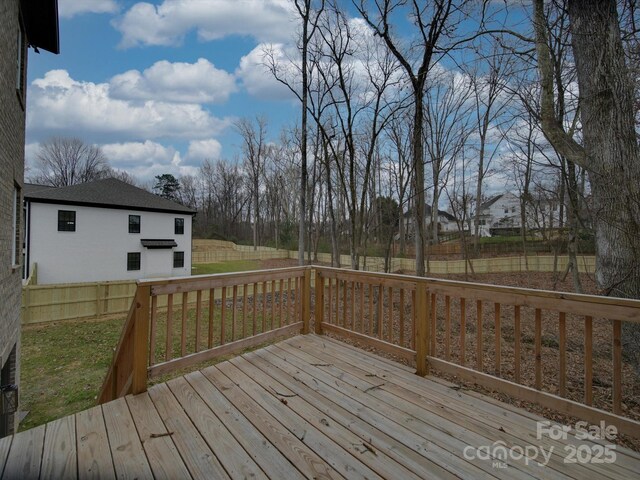 1304 Pleasant Plains Rd, Matthews, NC 28105 - view of wooden terrace