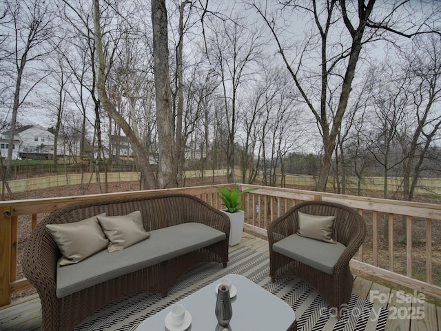 1304 Pleasant Plains Rd, Matthews, NC 28105 - view of deck
