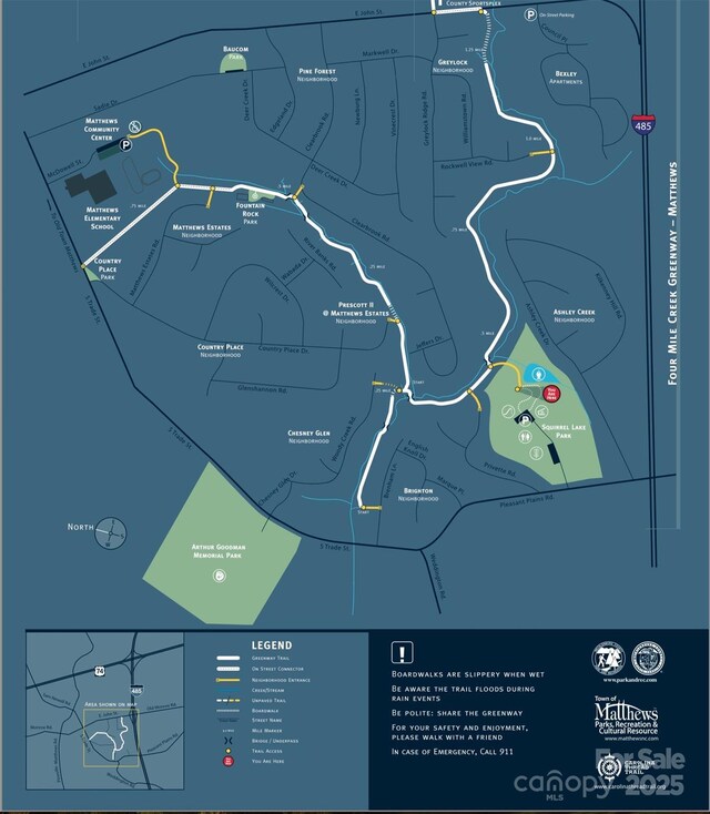 1304 Pleasant Plains Rd, Matthews, NC 28105 - map / location
