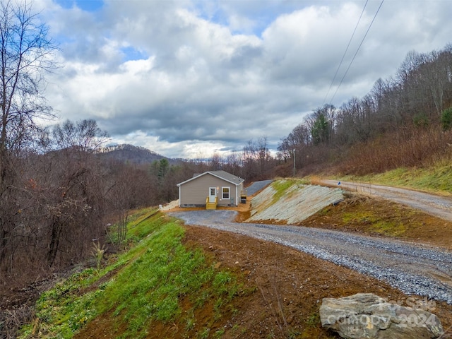 view of road