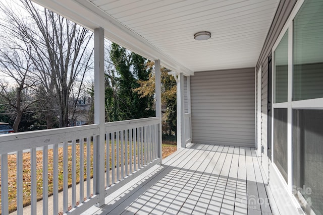 view of deck