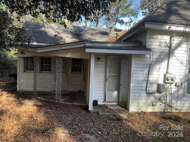 view of rear view of house