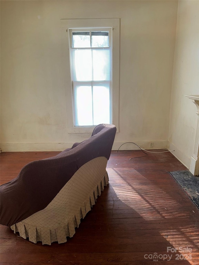 bedroom featuring wood-type flooring